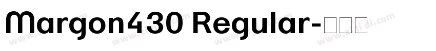 Margon430 Regular字体转换